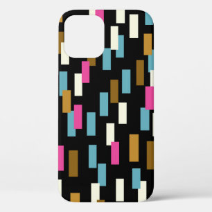 Abstract patroon met gestructureerde geometrische  Case-Mate iPhone case