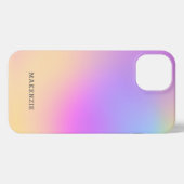 Abstract patroon met kleurrijke regenboogstijl iPh iPhone Hoesje (Achterkant horizontaal)