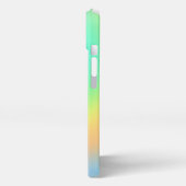 Abstract patroon met kleurrijke regenboogstijl iPhone hoesje (Linkerkant)