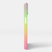 Abstract patroon met kleurrijke regenboogstijl iPhone hoesje (Rechterkant)