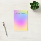 Abstract patroon met kleurrijke regenboogstijl post-it® notes (Kantoor)