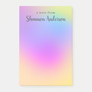 Abstract patroon met kleurrijke regenboogstijl post-it® notes