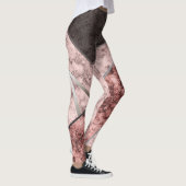 Abstract patroon met marmer leggings (Rechts)