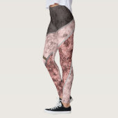 Abstract patroon met marmer leggings (Links)