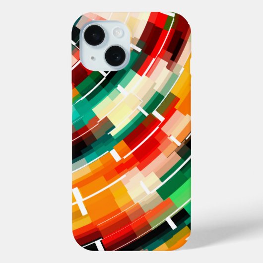Abstract patroon met meerdere kleuren Case-Mate iPhone case (Achterkant)