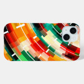 Abstract patroon met meerdere kleuren Case-Mate iPhone case (Achterkant (horizontaal))