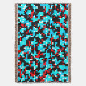 Abstract patroon met meerdere kleuren deken (Voorkant Verticaal)