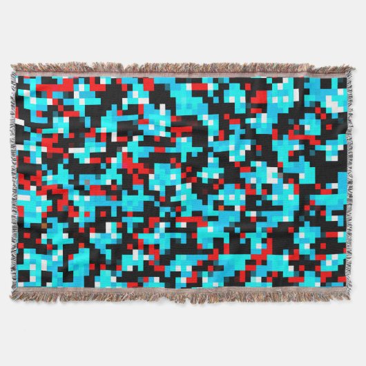 Abstract patroon met meerdere kleuren deken (Voorkant)