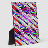 Abstract patroon met meerdere kleuren fotoplaat (Zijkant)