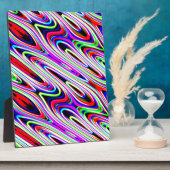 Abstract patroon met meerdere kleuren fotoplaat (Zijkant)