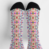 Abstract patroon met meerdere kleuren sokken (Top)