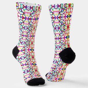 Abstract patroon met meerdere kleuren sokken
