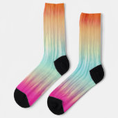 Abstract patroon met meerdere kleuren sokken (Links)