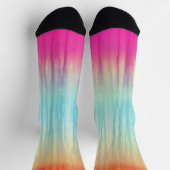Abstract patroon met meerdere kleuren sokken (Top)