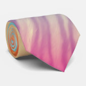 Abstract patroon met meerdere kleuren stropdas (Opgerold)