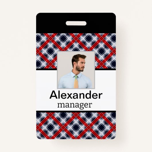 Abstract patroon met naadloze ingedrukte vlekvormi badge (Voorkant)