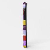 Abstract patroon met strepen (Paars, geel, rood) Case-Mate iPhone Case (Achterkant/links)