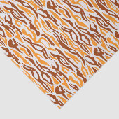 Abstract patroon met tijgerstrepen tissuepapier (Detail)
