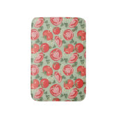 Abstract patroon met tomaat badmat (Voorkant Verticaal)