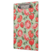 Abstract patroon met tomaat klembord (Links)