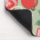 Abstract patroon met tomaat muismat (Hoek)