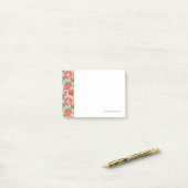 Abstract patroon met tomaat post-it® notes (Op bureau)