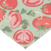 Abstract patroon met tomaat tafelkleed (Gekanteld)