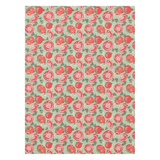 Abstract patroon met tomaat tafelkleed (Voorkant)