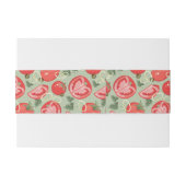 Abstract patroon met tomaat uitnodigingen wikkel (Achterkant Voorbeeld)