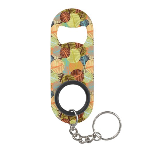 Abstract patroon mini flessenopener (Achterkant)