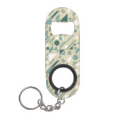 Abstract patroon mini flessenopener (Voorkant)