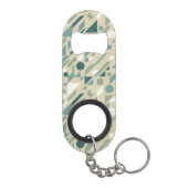 Abstract patroon mini flessenopener (Achterkant)