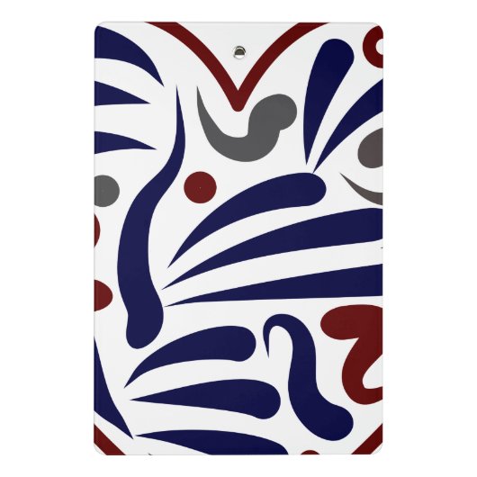  abstract patroon mini klembord (Achterkant)