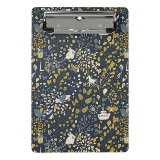 Abstract patroon mini klembord (Voorkant)