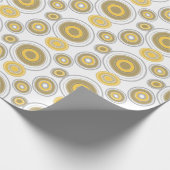 Abstract patroon, modern design, boomringen cadeaupapier (Hoek)