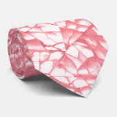 Abstract patroon modern roze Floral Cluster Stropdas (Opgerold)