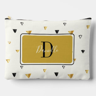 Abstract Patroon Monogram Script Modern Custom Etui