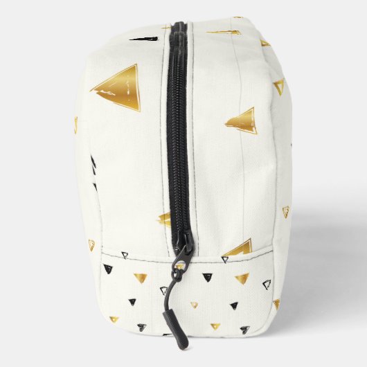 Abstract Patroon Monogram Script Modern Custom Toilettasje (Rechts)