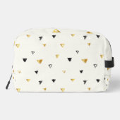 Abstract Patroon Monogram Script Modern Custom Toilettasje (Achterkant)