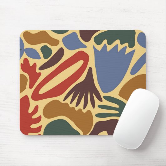 Abstract patroon muismat (Met muis)