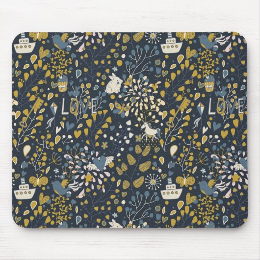 Abstract  patroon muismat (Voorkant)