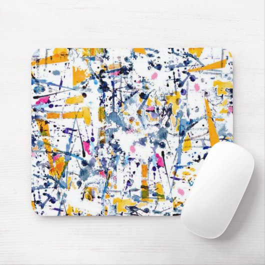 Abstract patroon muismat (Met muis)