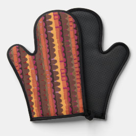 Abstract patroon naadloos botanisch 4 ovenwant