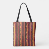 Abstract patroon naadloos botanisch 4 tote bag (Achterkant)