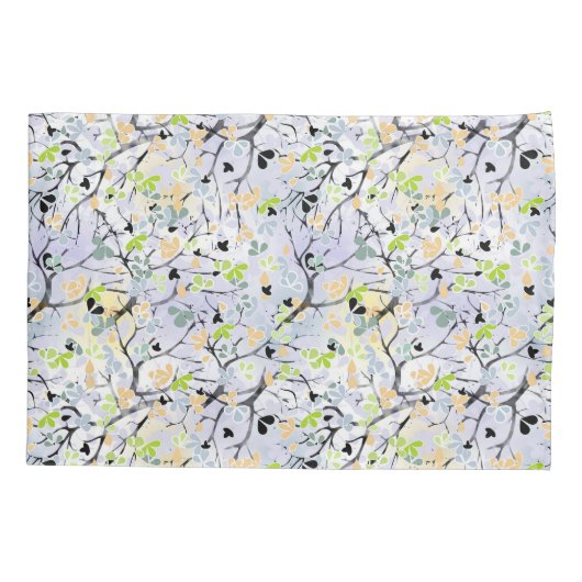 Abstract patroon, najaarspatroon kussensloop (Achterkant)