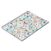 Abstract patroon, najaarspatroon notitieboek (Linkerzijde)