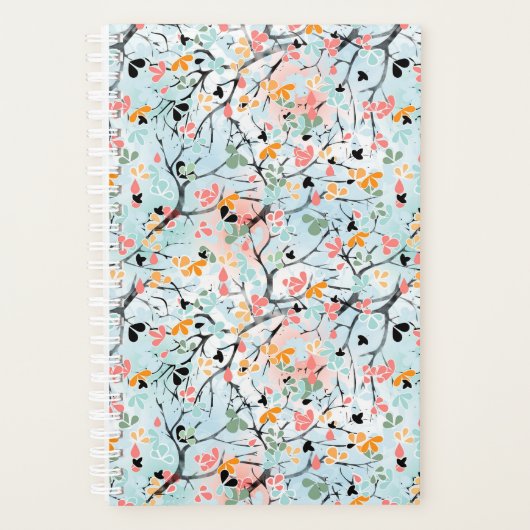 Abstract patroon, najaarspatroon planner (Voorkant)
