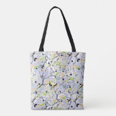 Abstract patroon, najaarspatroon tote bag (Achterkant)
