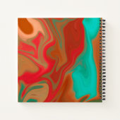 abstract patroon. notitieboek (Achterkant)