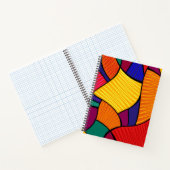 Abstract patroon notitieboek (Binnen)